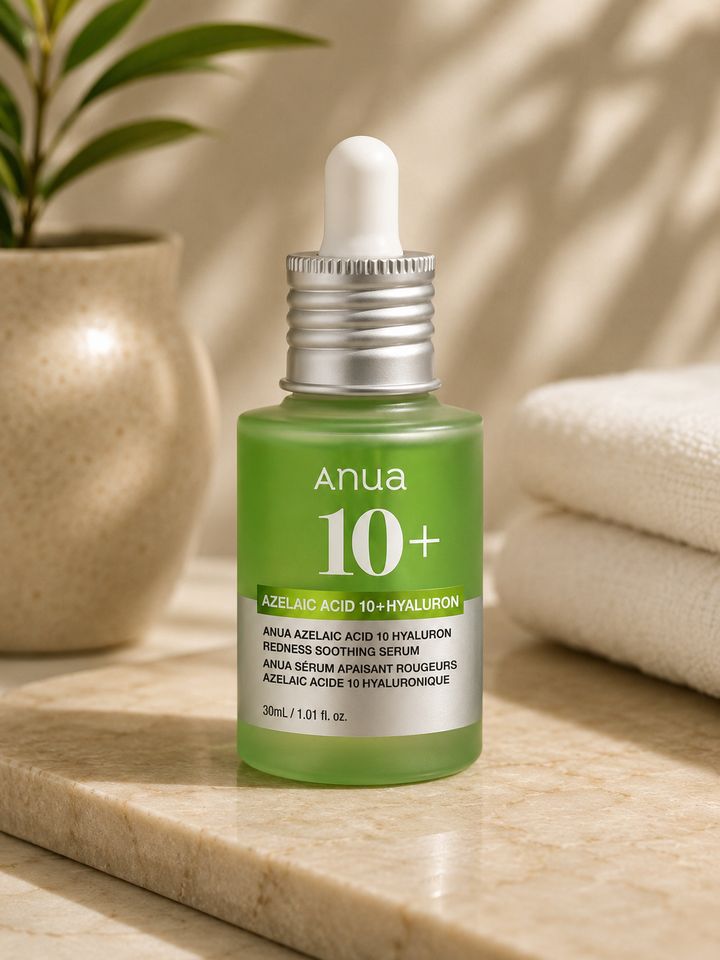 Anua – Sérum Apaisant à l’Acide Azélaïque 10% + Acide Hyaluronique – 30 ml