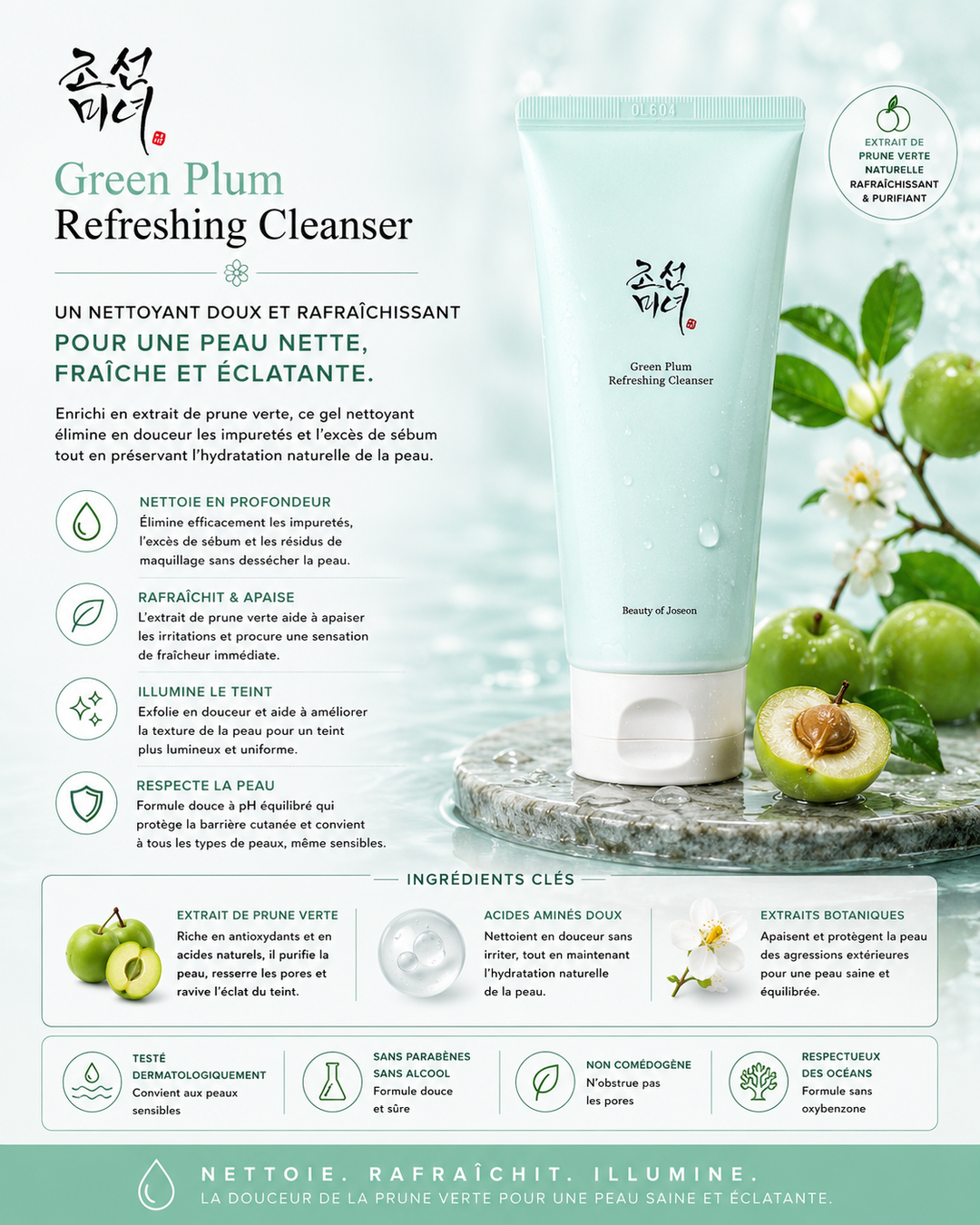 Beauty of Joseon - Green Plum Refreshing Cleanser