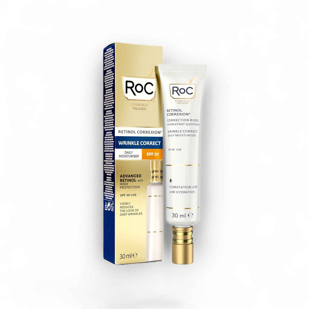 RoC Retinol Correxion Correction Rides SPF 20 – Crème Anti-Rides Quotidienne au Rétinol Avancé