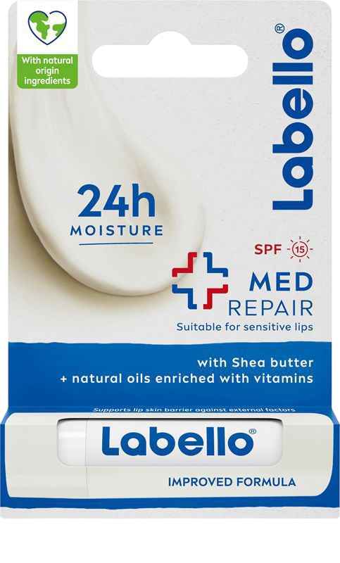 💋 Labello Protect+ – Baume à Lèvres Hydratation 24h SPF 15 (4,8 g)
