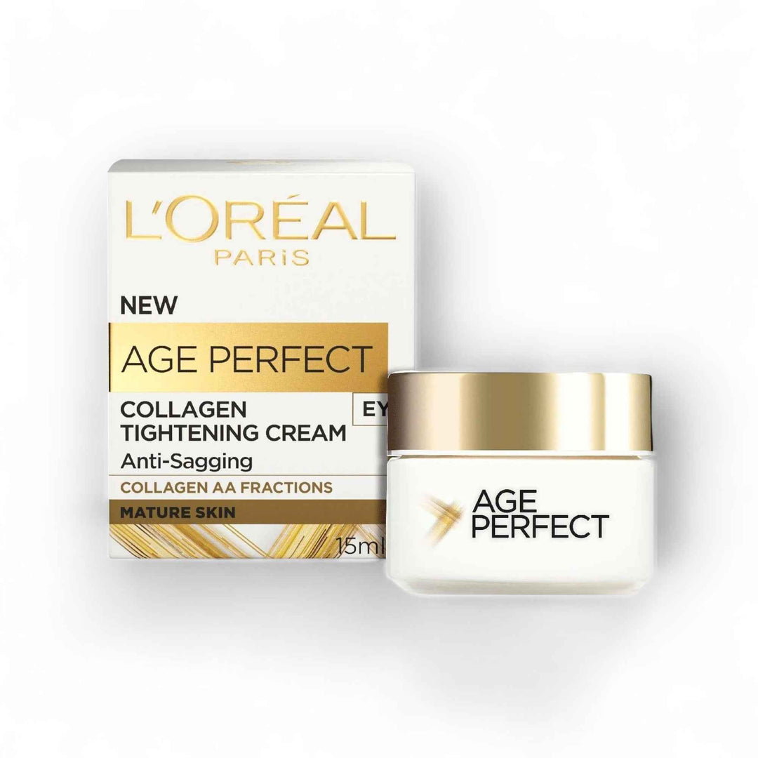 L’Oréal Paris Age Perfect Collagen Expert Crème Contour des Yeux | Soin Anti-Rides & Raffermissant – 15 ml