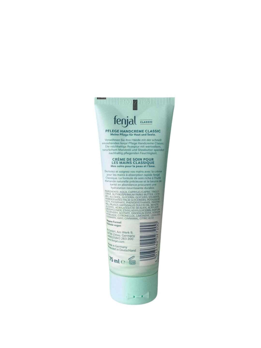 Fenjal Classic – Crème de Soin des Mains Huile Naturelle 75 ml