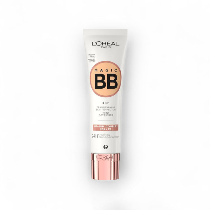 L’Oréal Paris Magic BB Cream 5 en 1 Medium Light – Perfecteur de Teint Hydratant 30 ml - Wifna