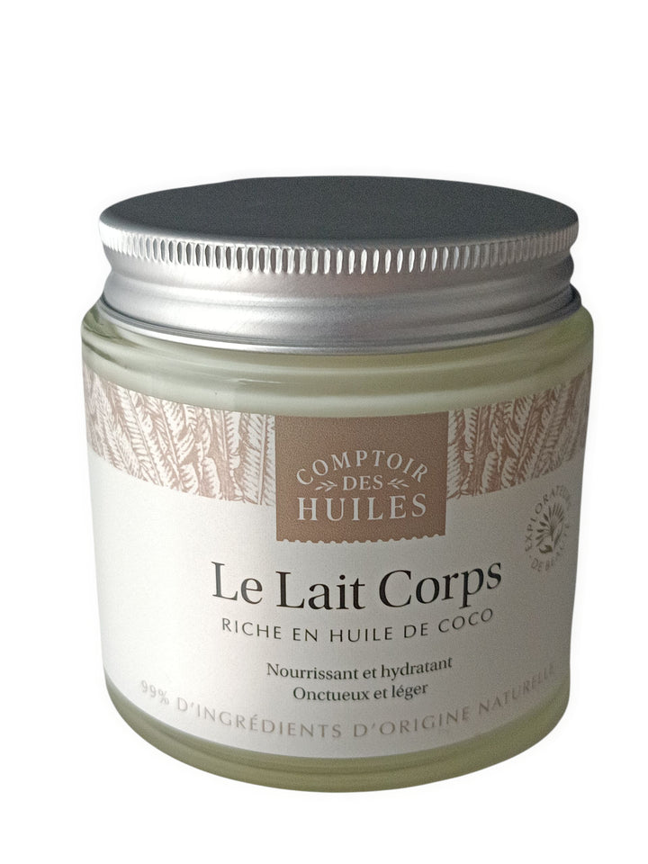 Lait Corps Hydratant Bio à la Noix de Coco et au Moringa – Nutrition & Douceur Sans Effet Gras.