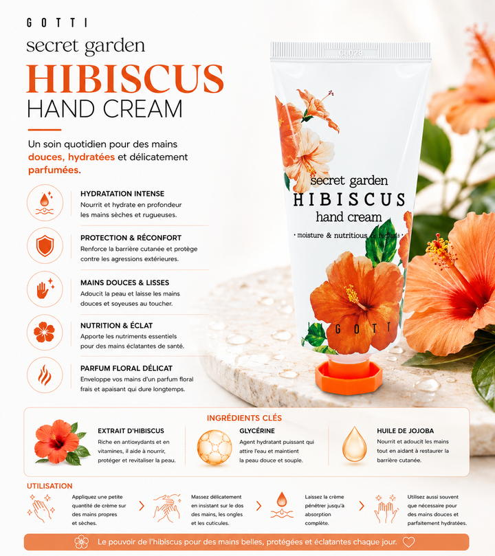 Jigott - Secret Garden Hibiscus Hand Cream