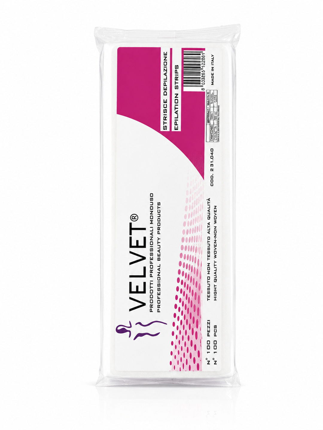 Velvet – Bandes de Dépilation Haute Qualité (100 pièces)
