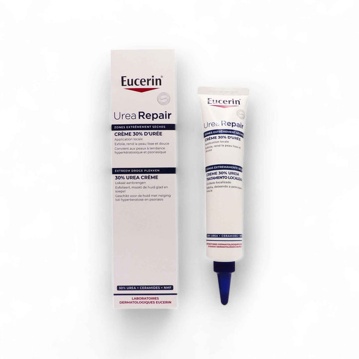 Eucerin UreaRepair PLUS Crème 30% Urée – Traitement Localisé – Peaux Très Sèches & Rugueuses – 75 ml