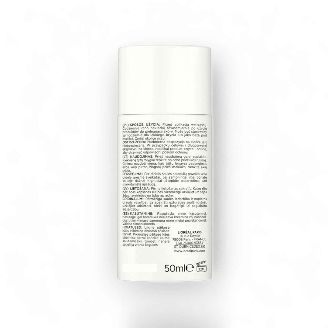 L’Oréal Paris Bright Reveal SPF 50+ – Fluide Teinté Éclat Quotidien au Niacinamide 50 ml