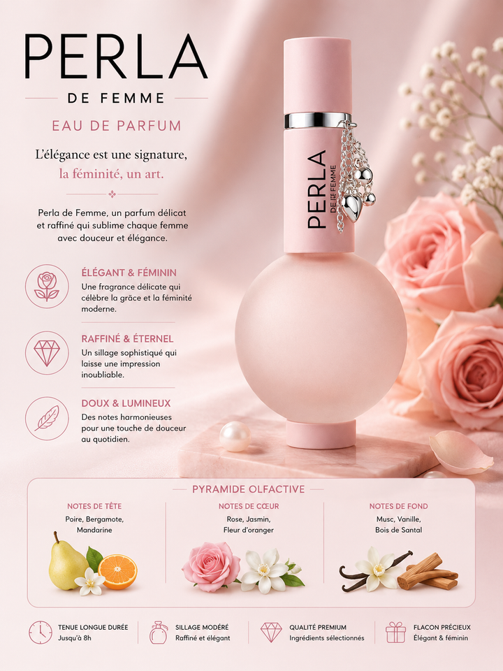 Perla Pour Femme – Eau de Parfum Longue Tenue