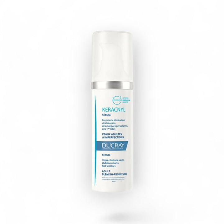 Ducray Keracnyl Sérum – Soin Anti-Imperfections & Anti-Rides – Peaux Adultes à Imperfections – 30 ml - Wifna