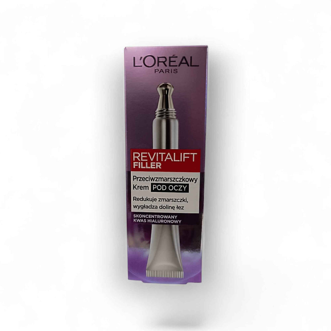 L’Oréal Paris Revitalift Filler [HA] – Crème Yeux Anti-Rides à l’Acide Hyaluronique 15 ml