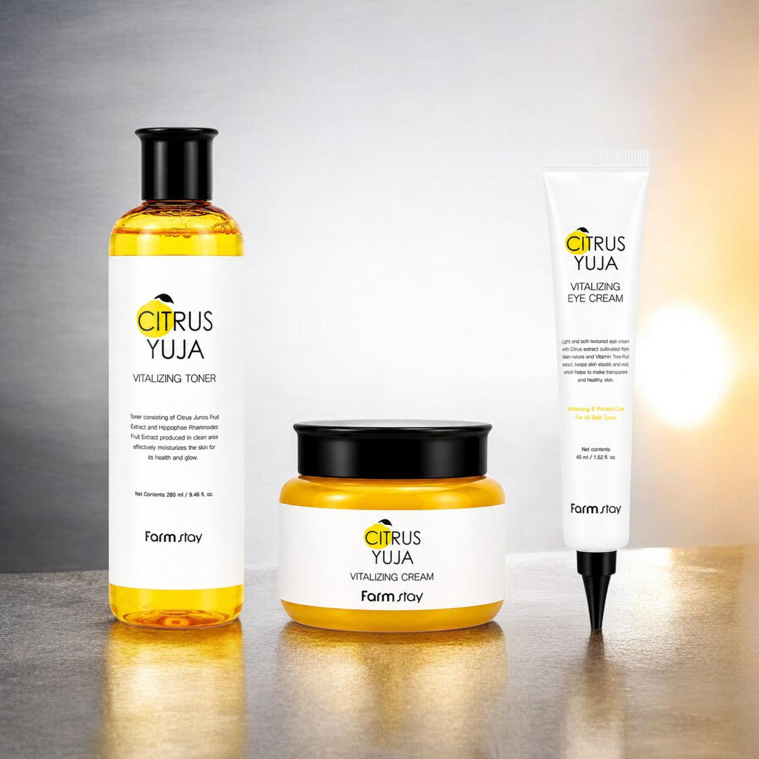 Routine Complète Citrus Yuja – Éclat &amp; Hydratation | Farmstay
