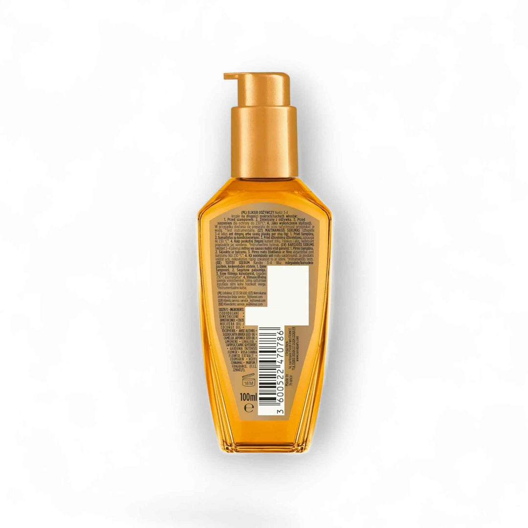 L’Oréal Paris Elseve Huile Extraordinaire – Élixir Nourrissant pour Cheveux Secs – 100 ml