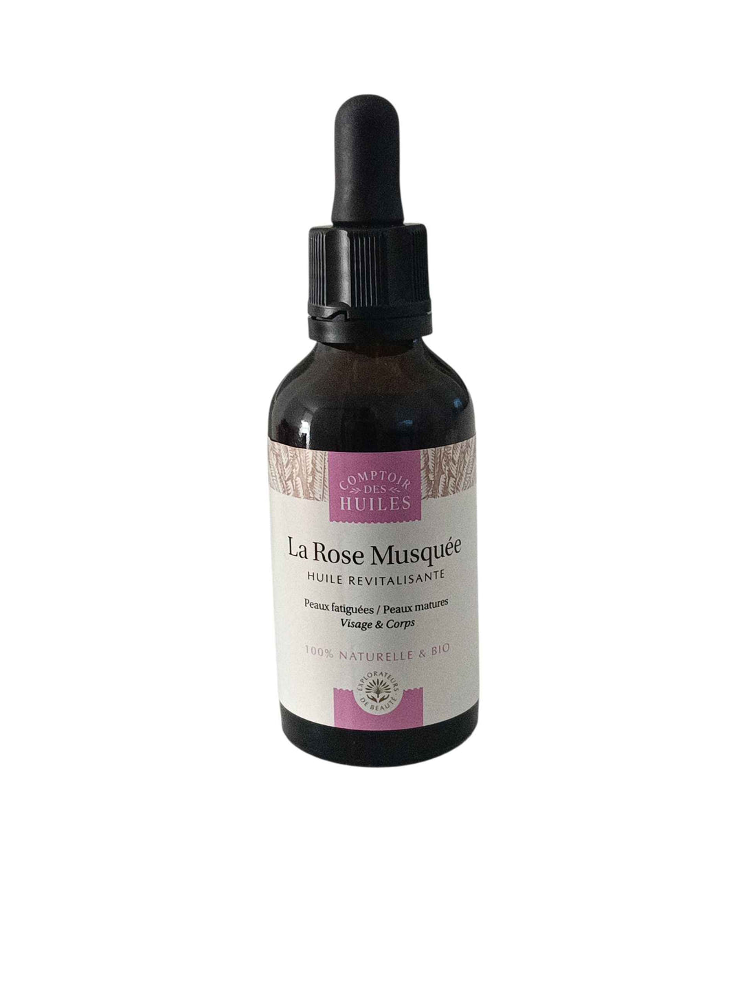 Huile de Rose Musquée Bio – Revitalisante & Anti-Âge | Visage & Corps | Réduit Rides & Taches Brunes | 100 % Naturelle et Certifiée Bio