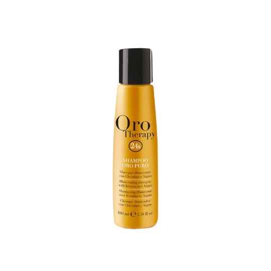 Oro Therapy 24K – Shampooing Illuminateur à la Kératine et à l’Argan (100 ml)