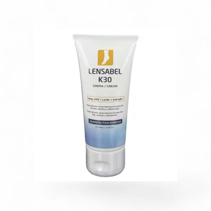 Lensabel K20 Crème à l’Urée 20% et Acide Hyaluronique – Soin Pieds Secs et Callosités – 75 ml - Wifna