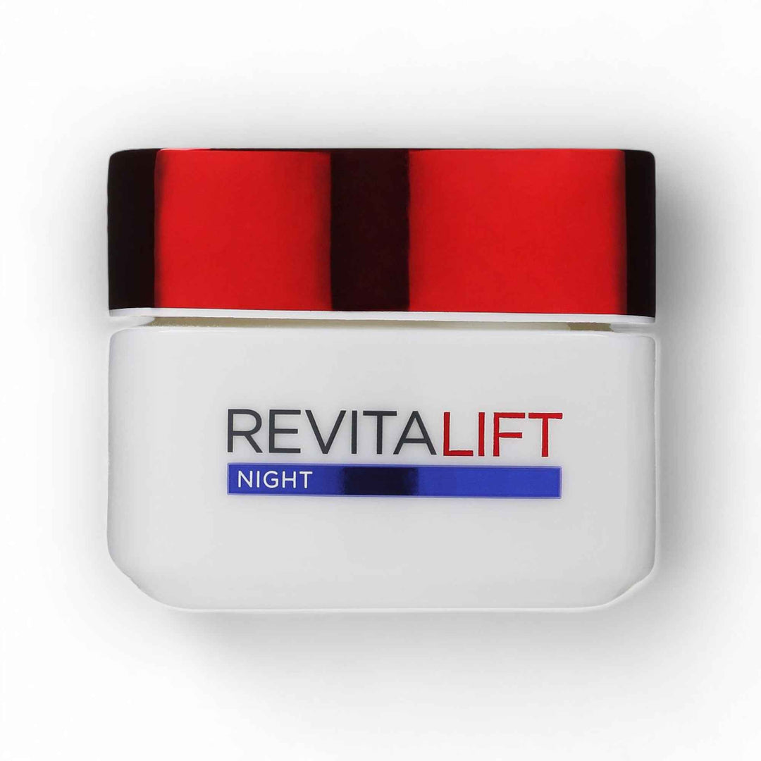 L’Oréal Paris Revitalift Crème de Nuit | Soin Anti-Rides Raffermissant aux Peptides & Pro-Rétinol – 50 ml