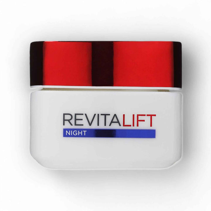 L’Oréal Paris Revitalift Crème de Nuit | Soin Anti-Rides Raffermissant aux Peptides & Pro-Rétinol – 50 ml